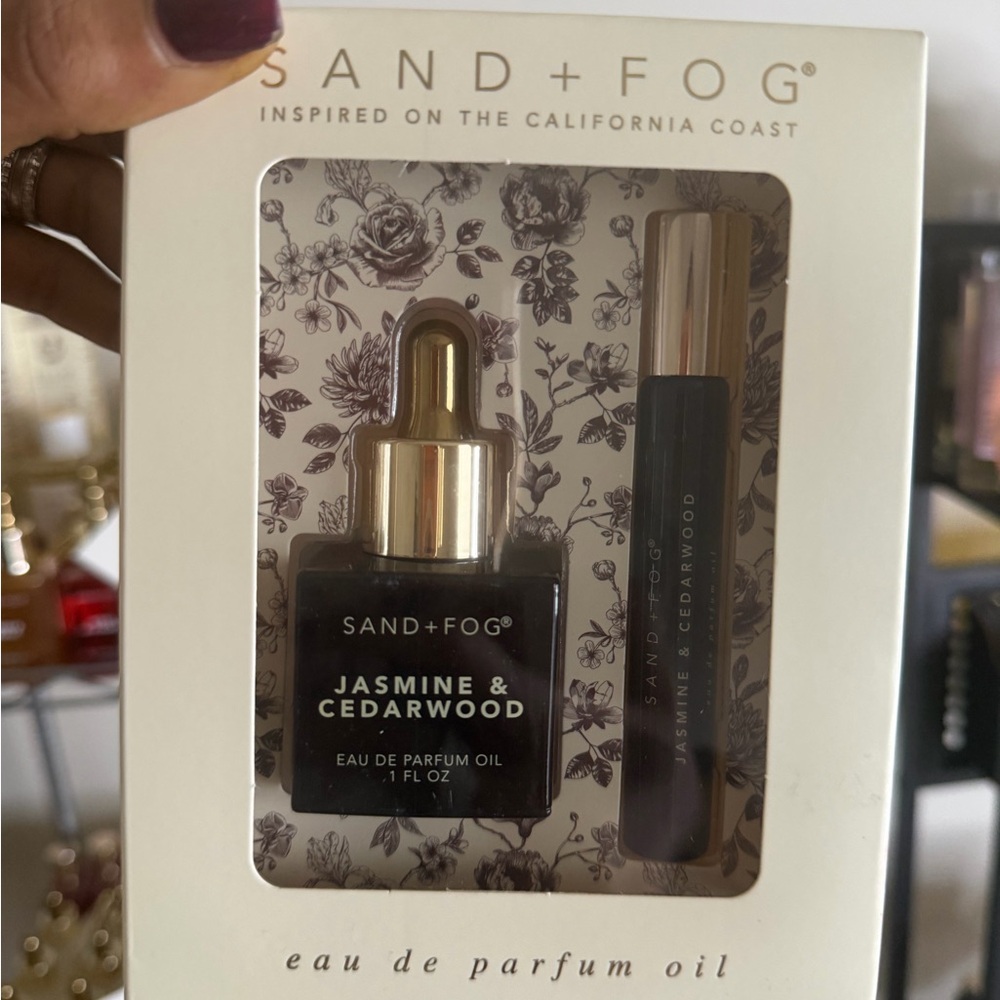 Sand + Fog -Jasmine & Cedarwood Eau de Parfum Oil Set